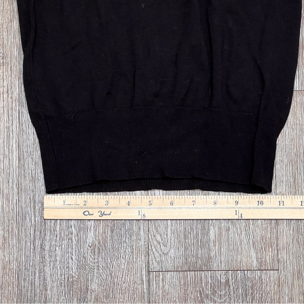Express Design Studio Black Turtleneck Balloon Sleeve Sweater | Size: S - Picture 4 of 8
